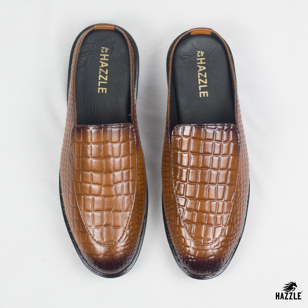 Croco Dice Half Shoe - Master