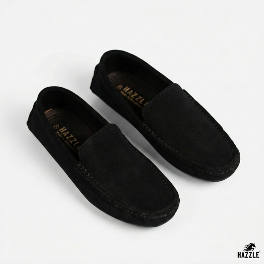Suede Black Loafer-01