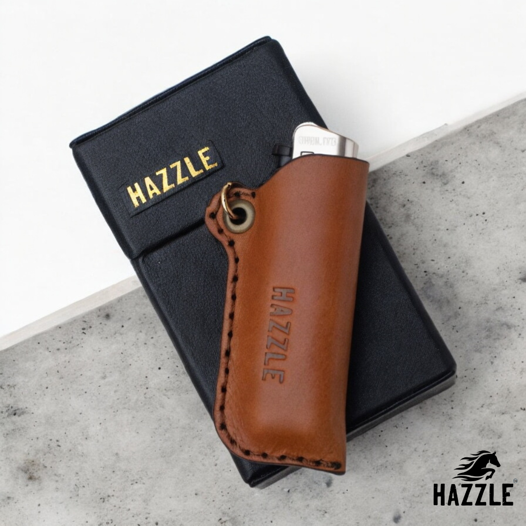 Hazzle Premium Cigarette Box & Lighter Shield Combo