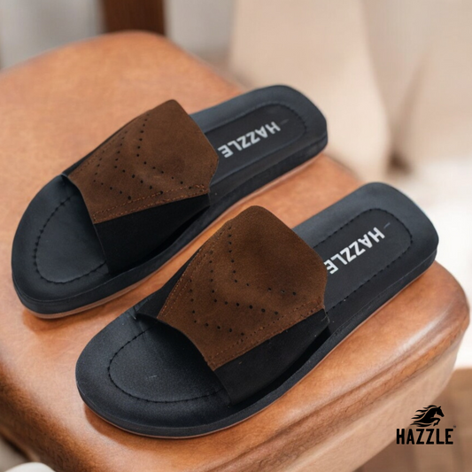 Arrow - Black | Leather Sandal