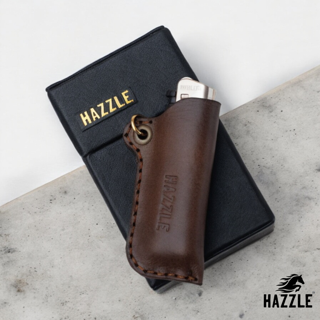 Hazzle Premium Cigarette Box & Lighter Shield Combo