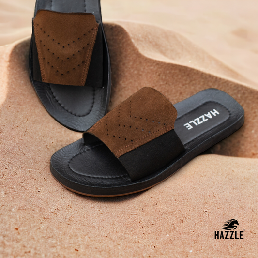 Arrow - Black | Leather Sandal