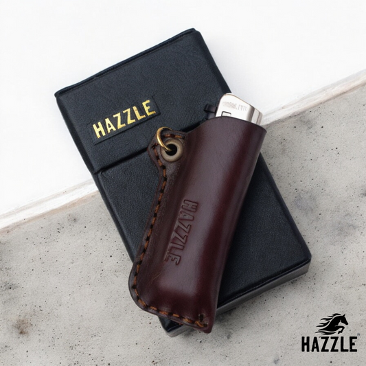 Hazzle Premium Cigarette Box & Lighter Shield Combo