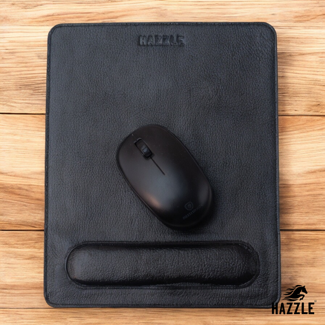 Leather Mouse Pad - Black