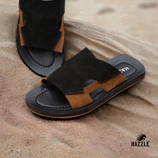 FERRARI - Black | Leather Sandal