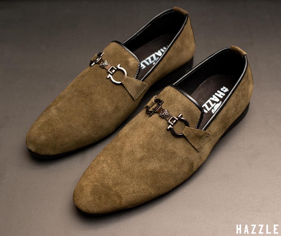 Suede - V - Olive
