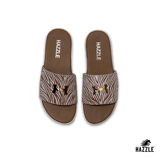 Narcotic Tiger Print - White | Printed Leather Sandal
