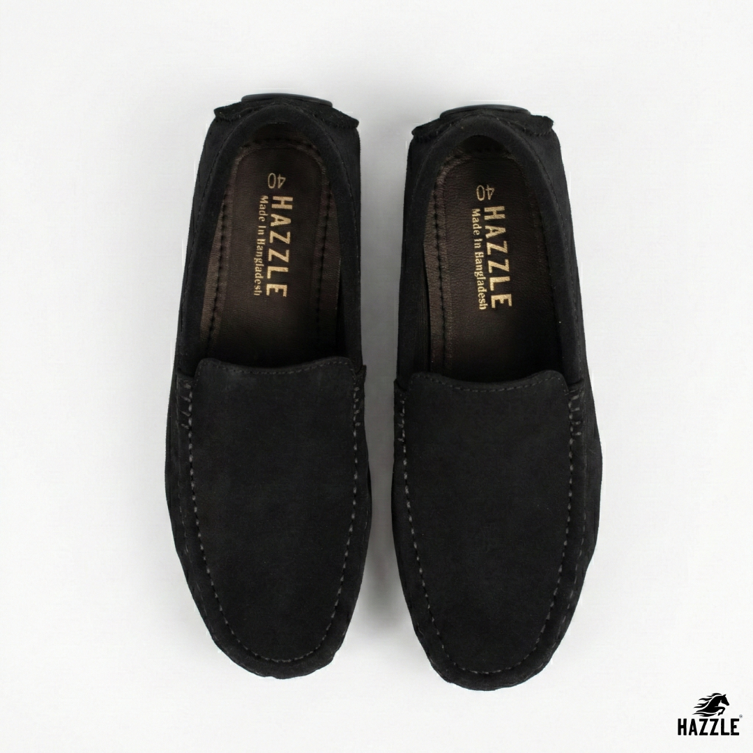 Suede Black Loafer-01