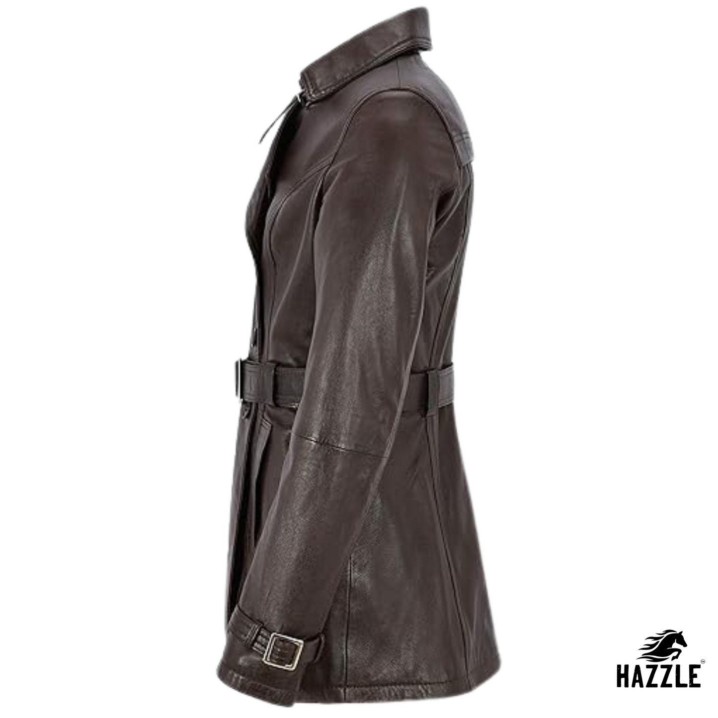 Ladies Brown Trench Coat
