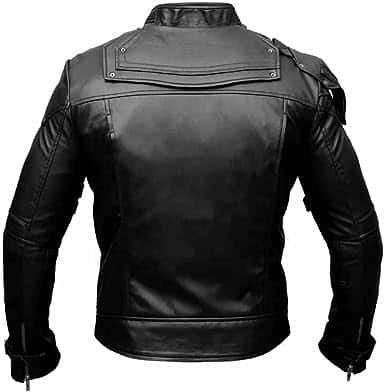 Menโs Cowhide Lord Black Leather Jacket