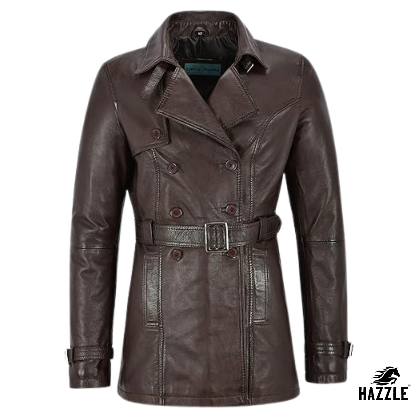 Ladies Brown Trench Coat