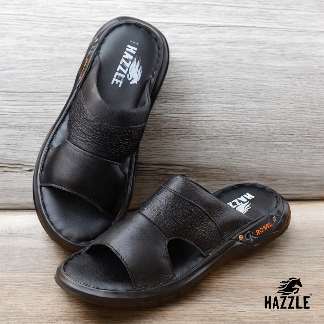 ROYAL - Black | Premium Leather Sandal