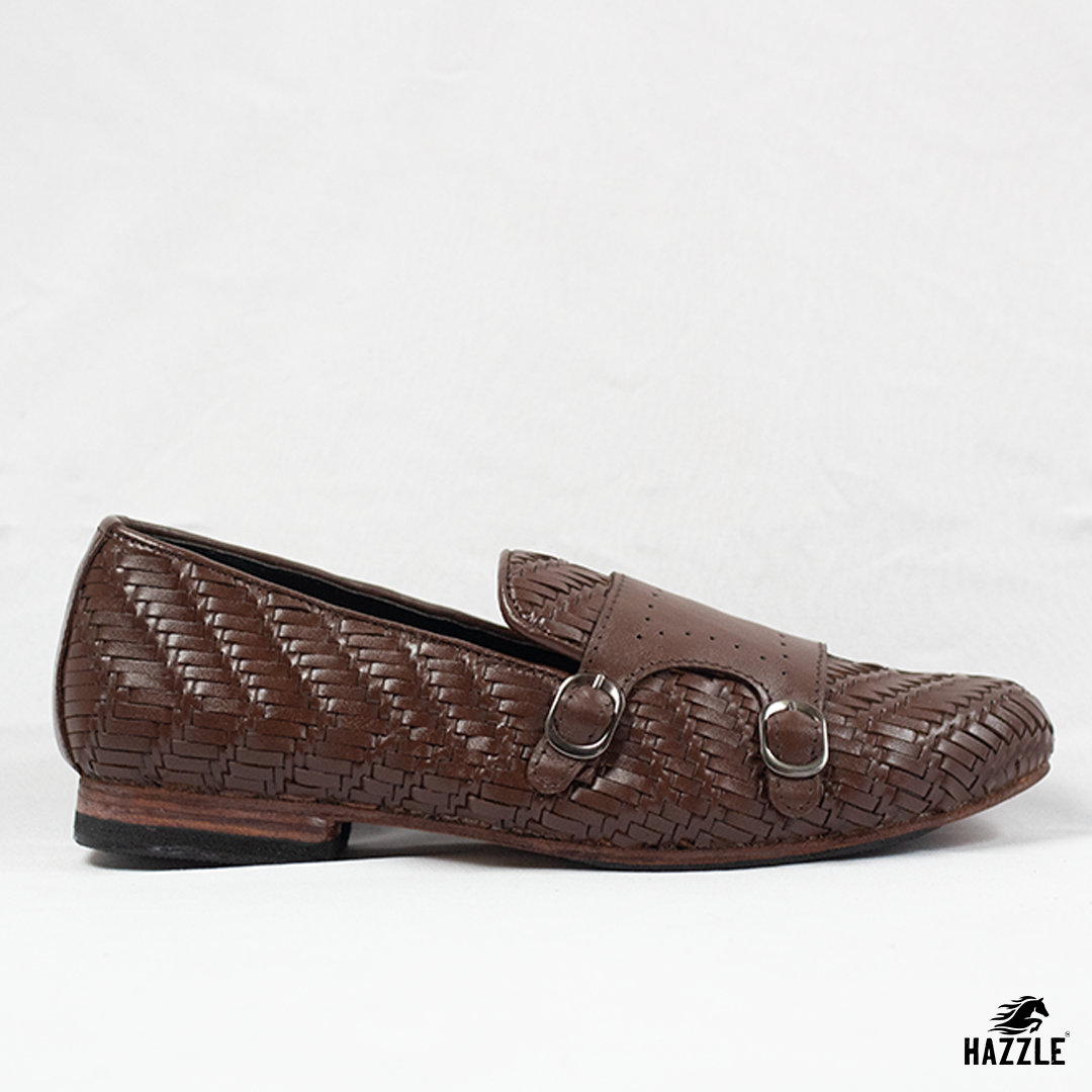Braided Double Monk - Brown
