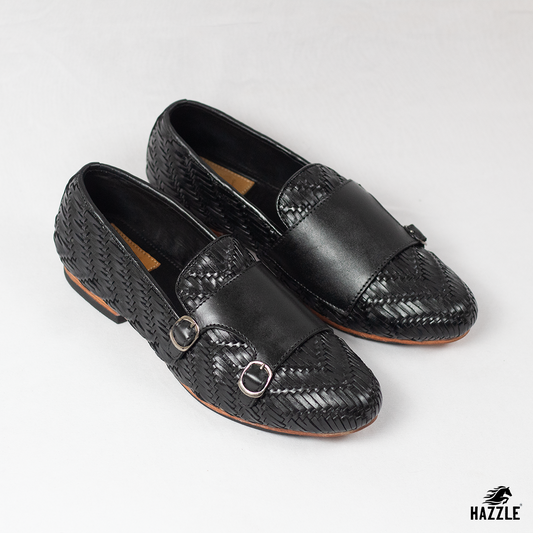 Braided Double Monk - Black