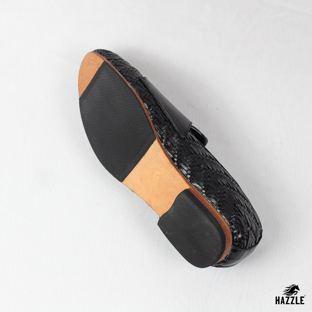 Braided Double Monk - Black