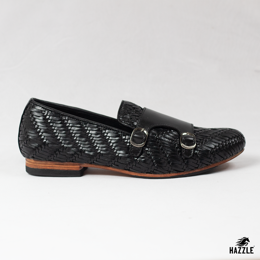 Braided Double Monk - Black