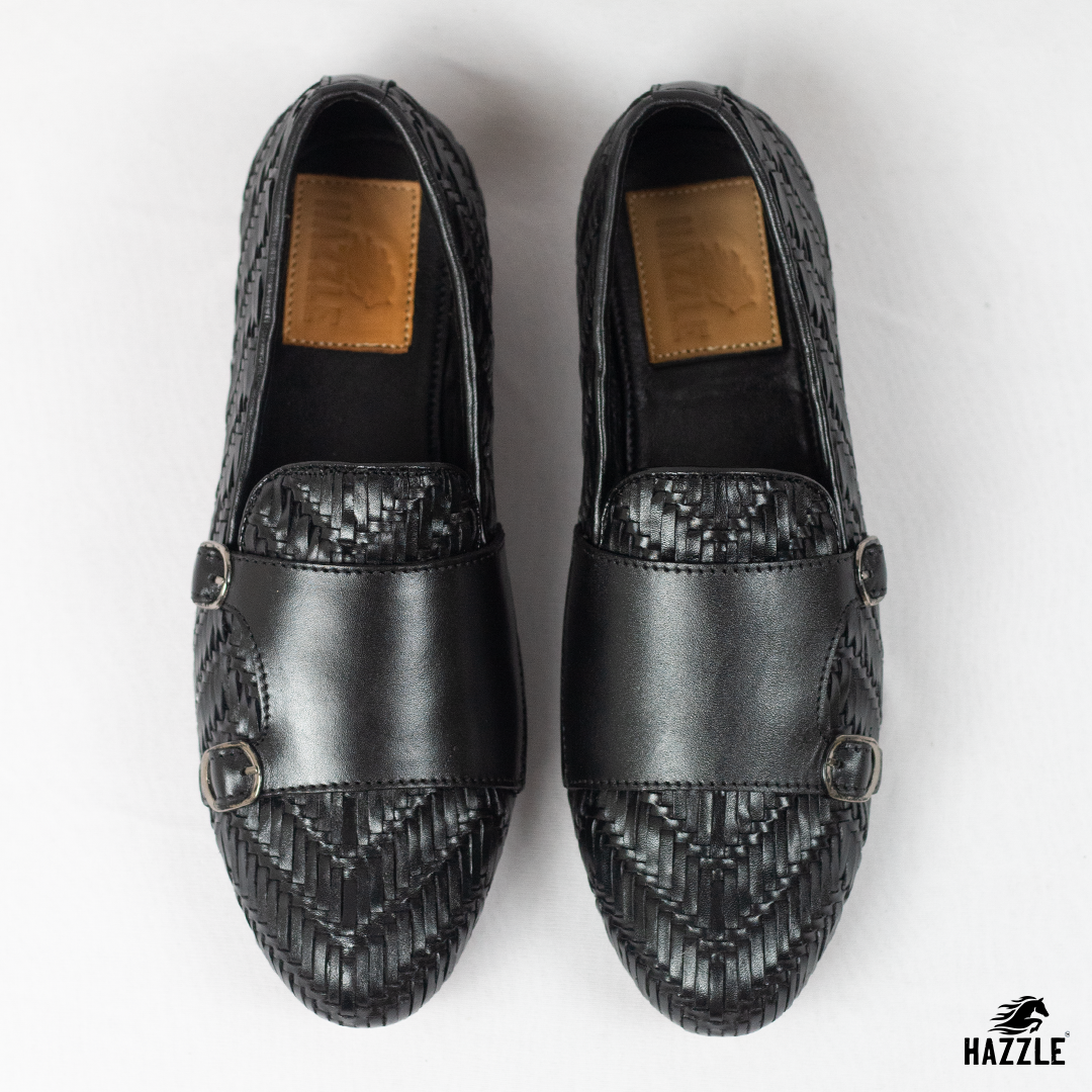 Braided Double Monk - Black