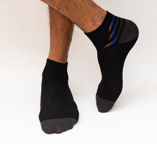 Crocodile Socks Medium - Black