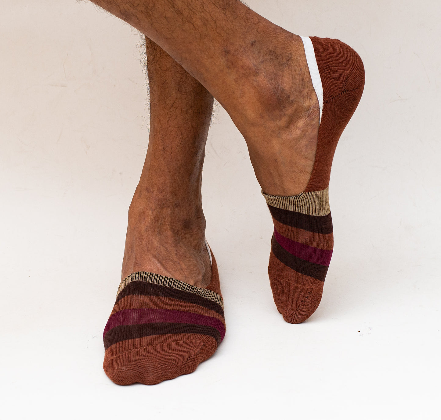 Crocodile Socks Short - Brown