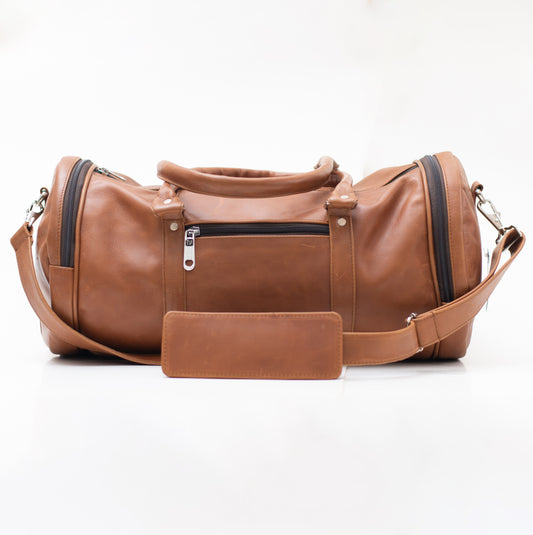Domingo Duffle Bag with oil bob Leather