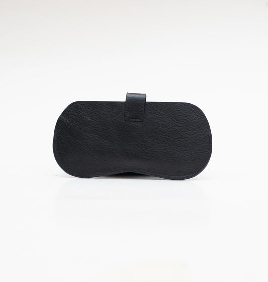 Leather Sunglass Cover - Black