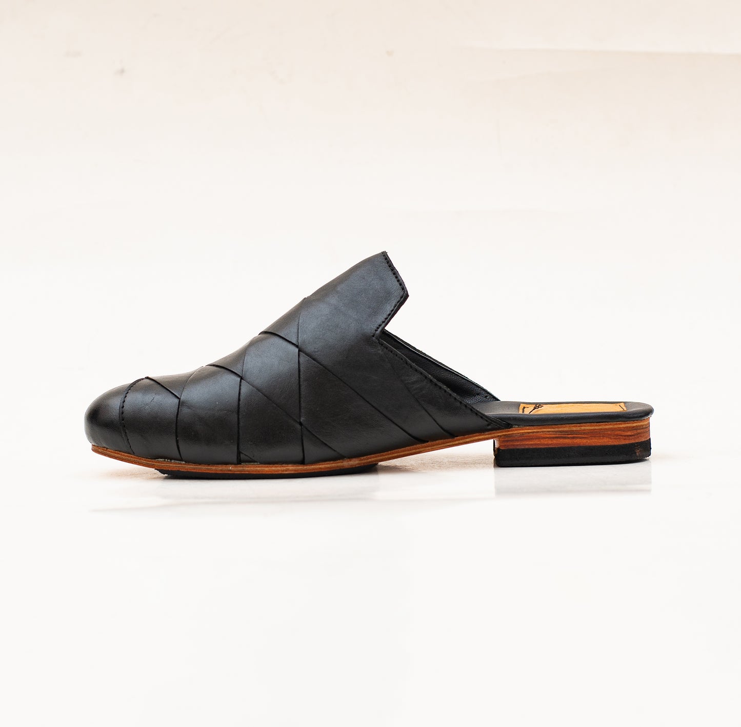 Cross Black Half Shoe