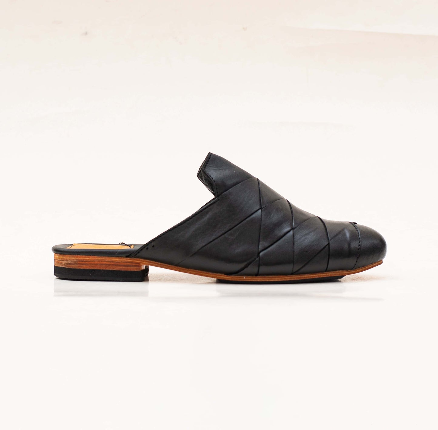 Cross Black Half Shoe