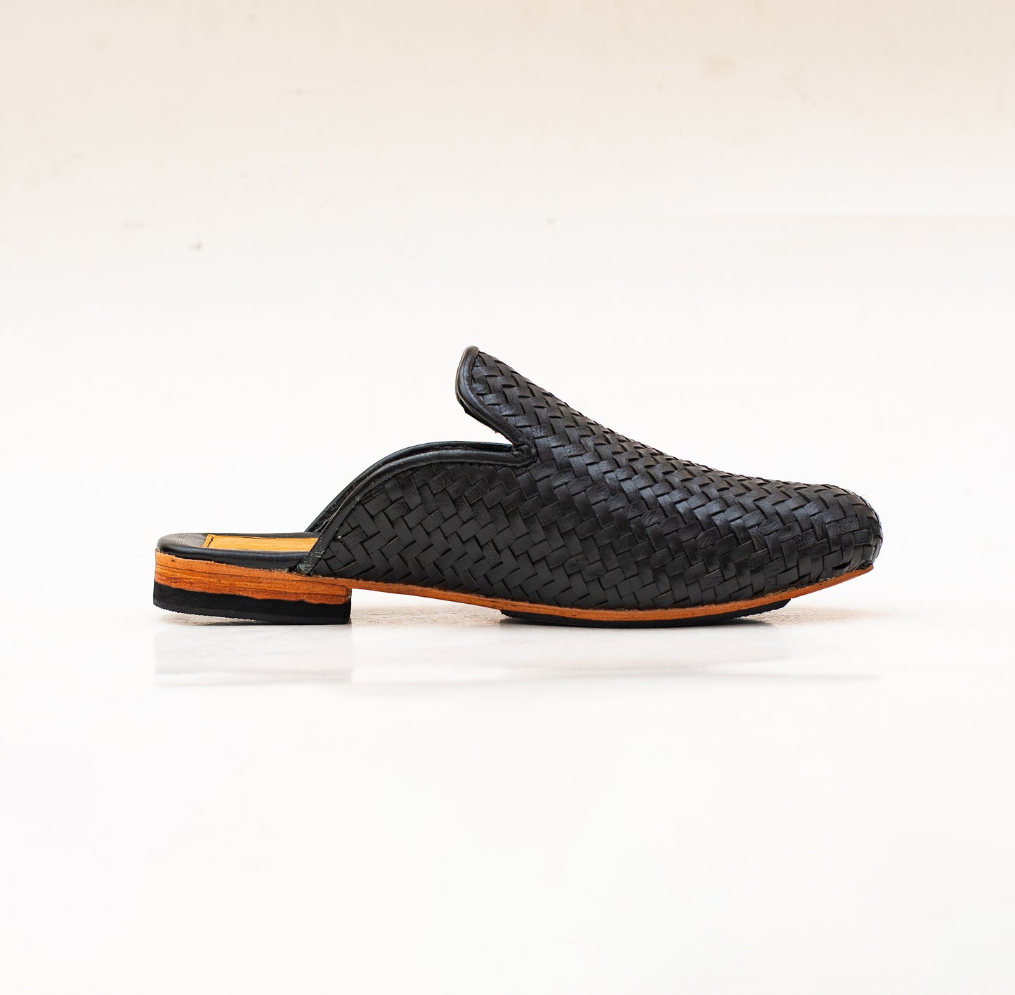 Braided Half Shoe - Black