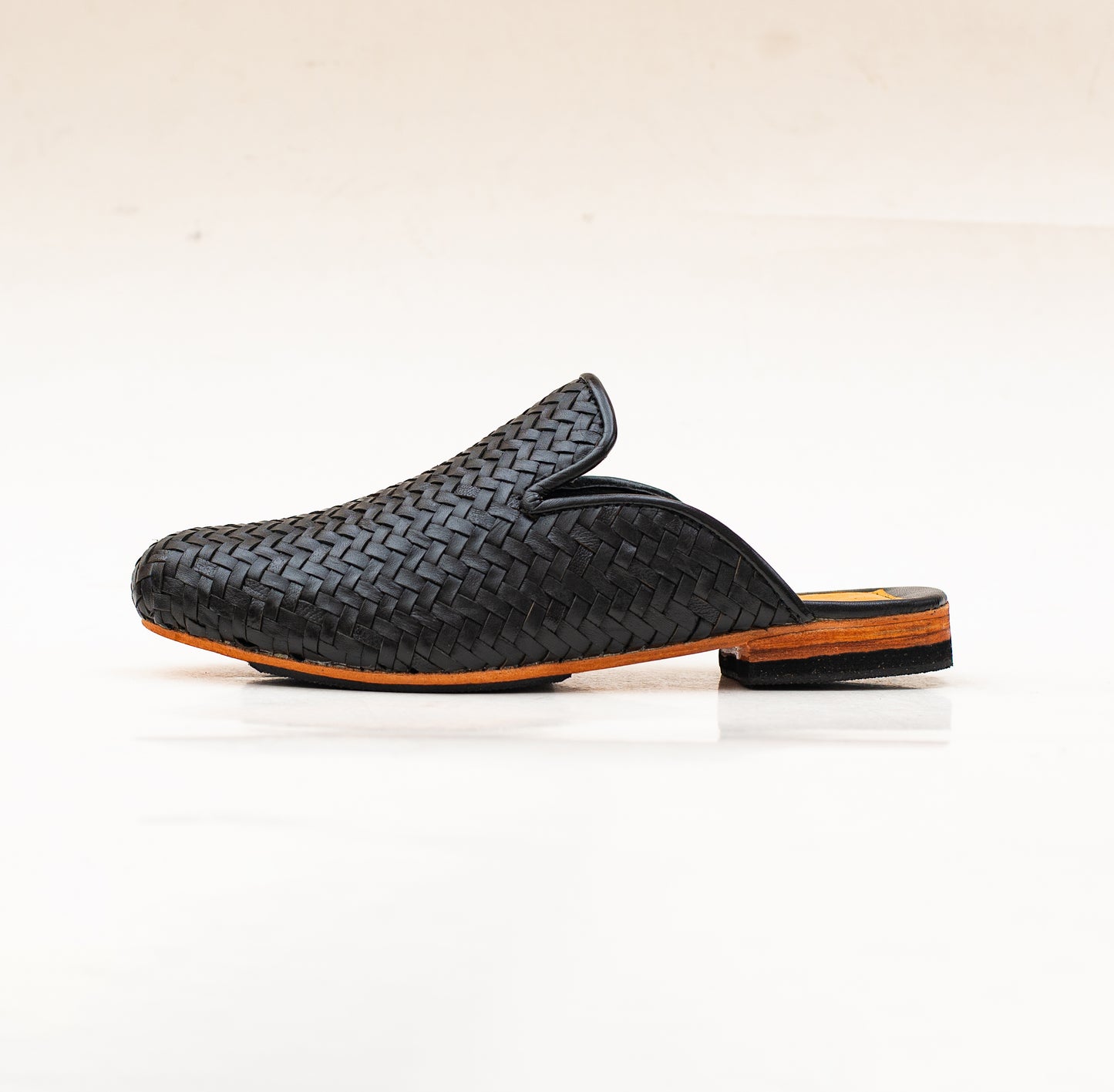 Braided Half Shoe - Black