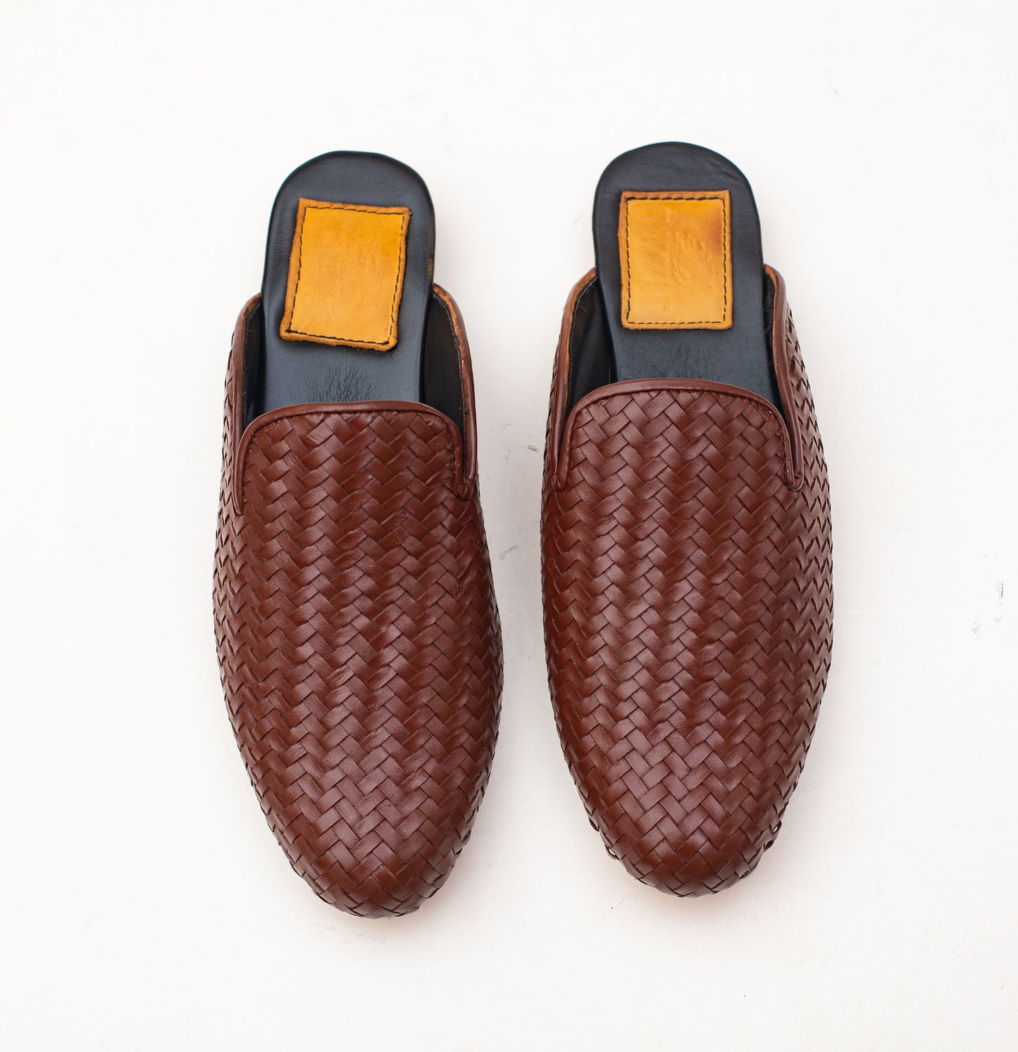 Braided Half Shoe - Chocolate