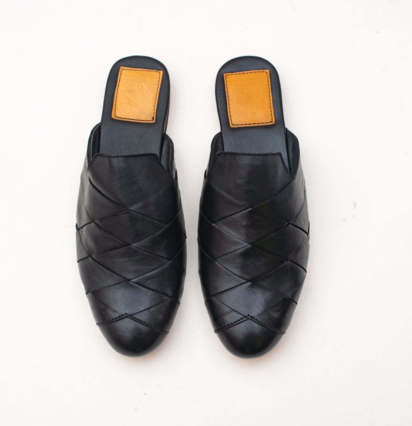 Cross Black Half Shoe