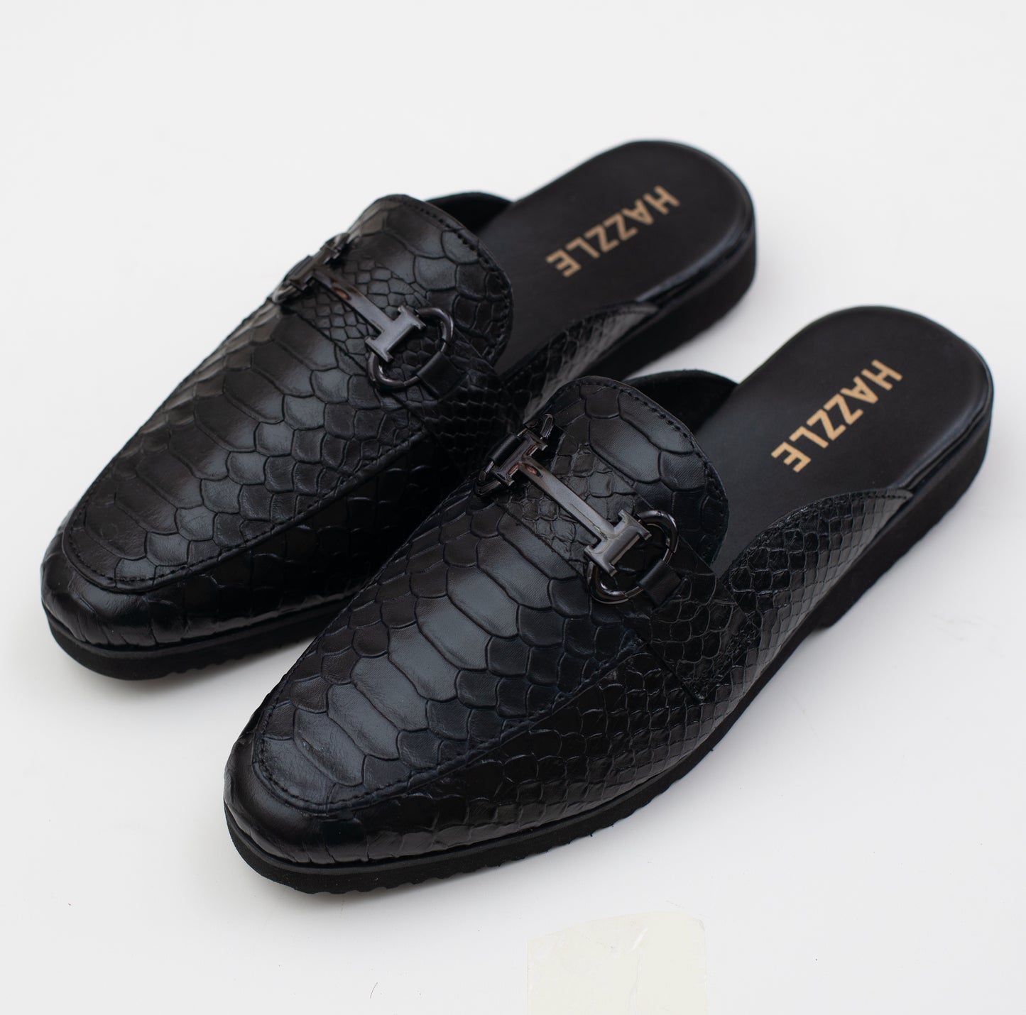 Snake Bit Half Shoe Black