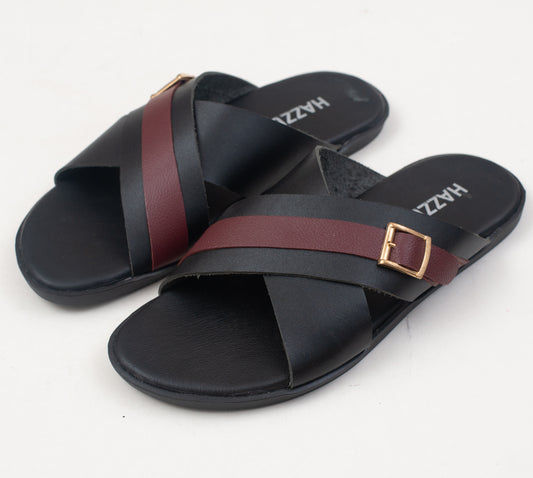 INTER - WINE Black | Premium Leather Sandal