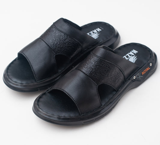 ROYAL - Black | Premium Leather Sandal
