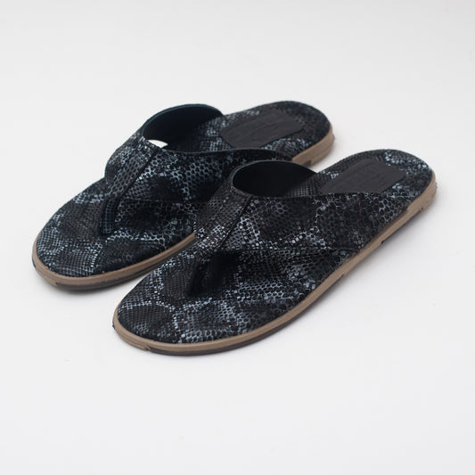 Snake Print - Slipper | Leather Sandal