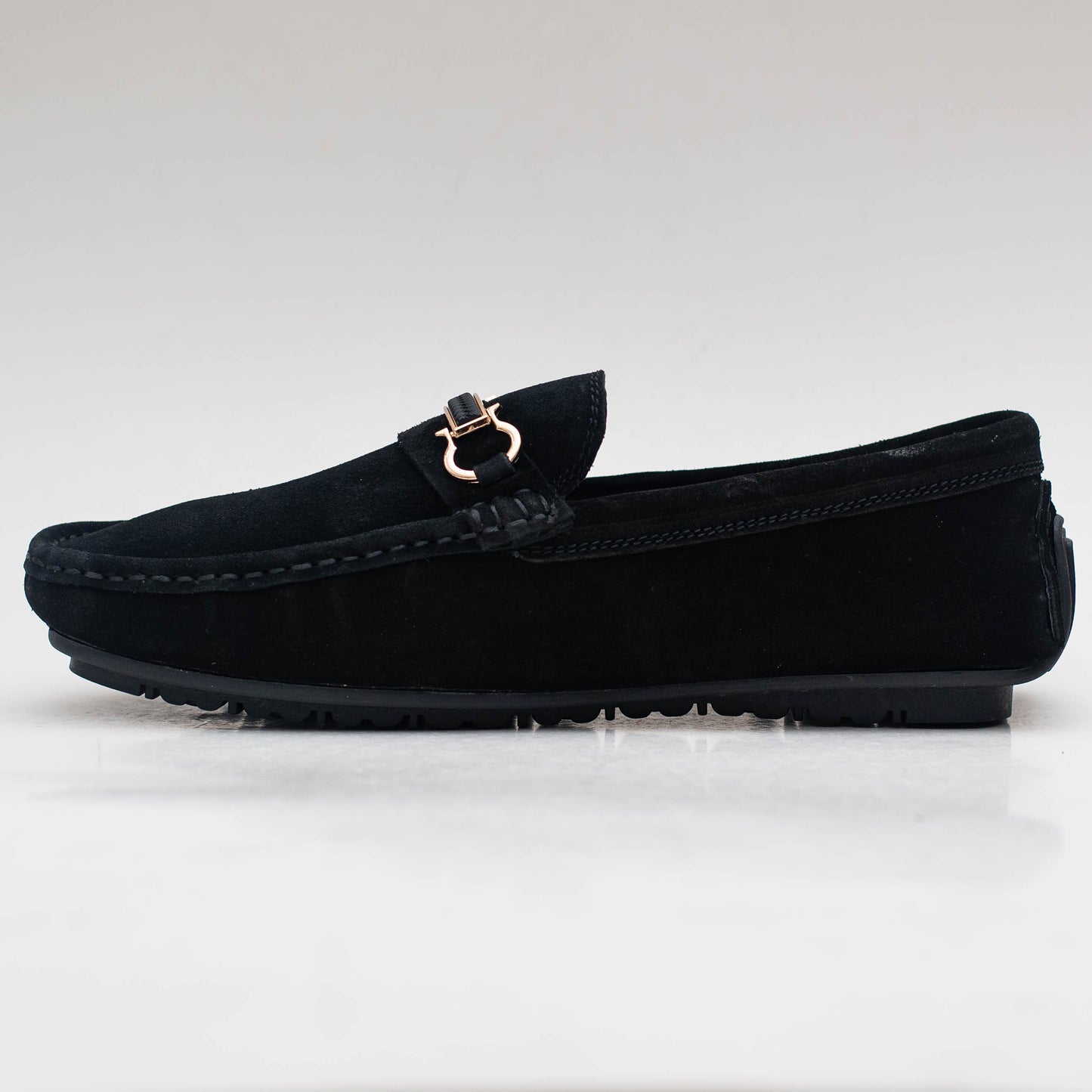 Suede Black Loafer - 02