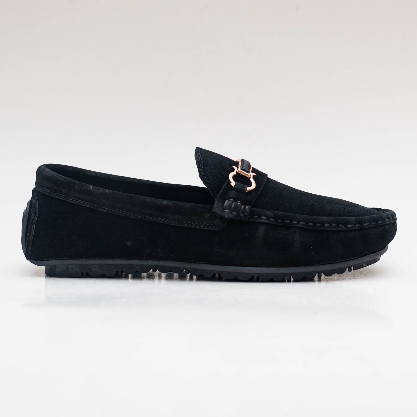 Suede Black Loafer - 02