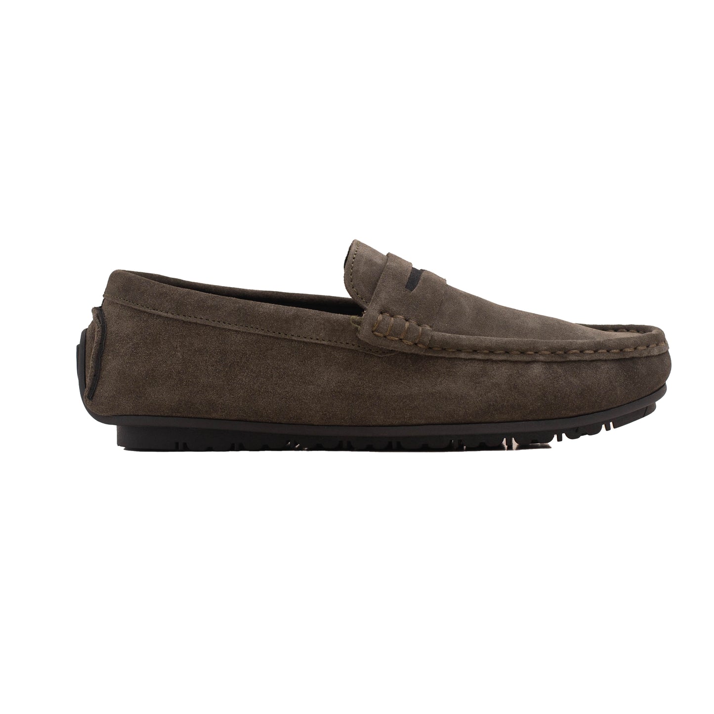 Suede Gray Loafer
