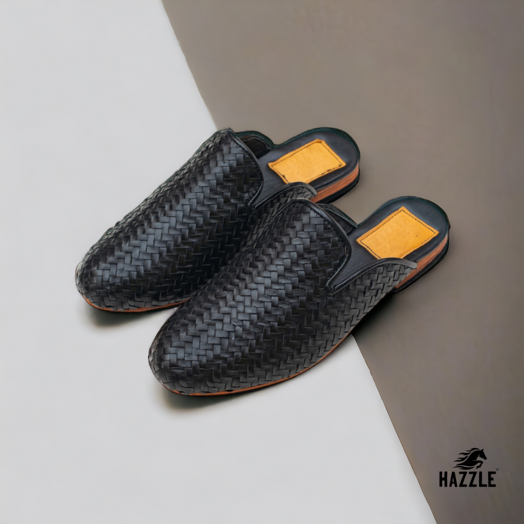 Braided Half Shoe - Black