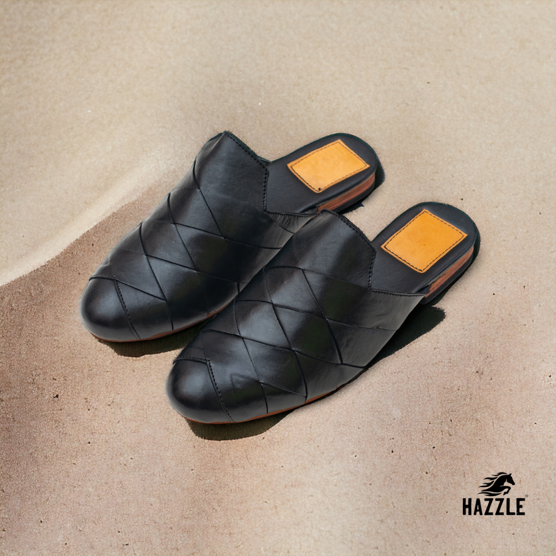 Cross Black Half Shoe