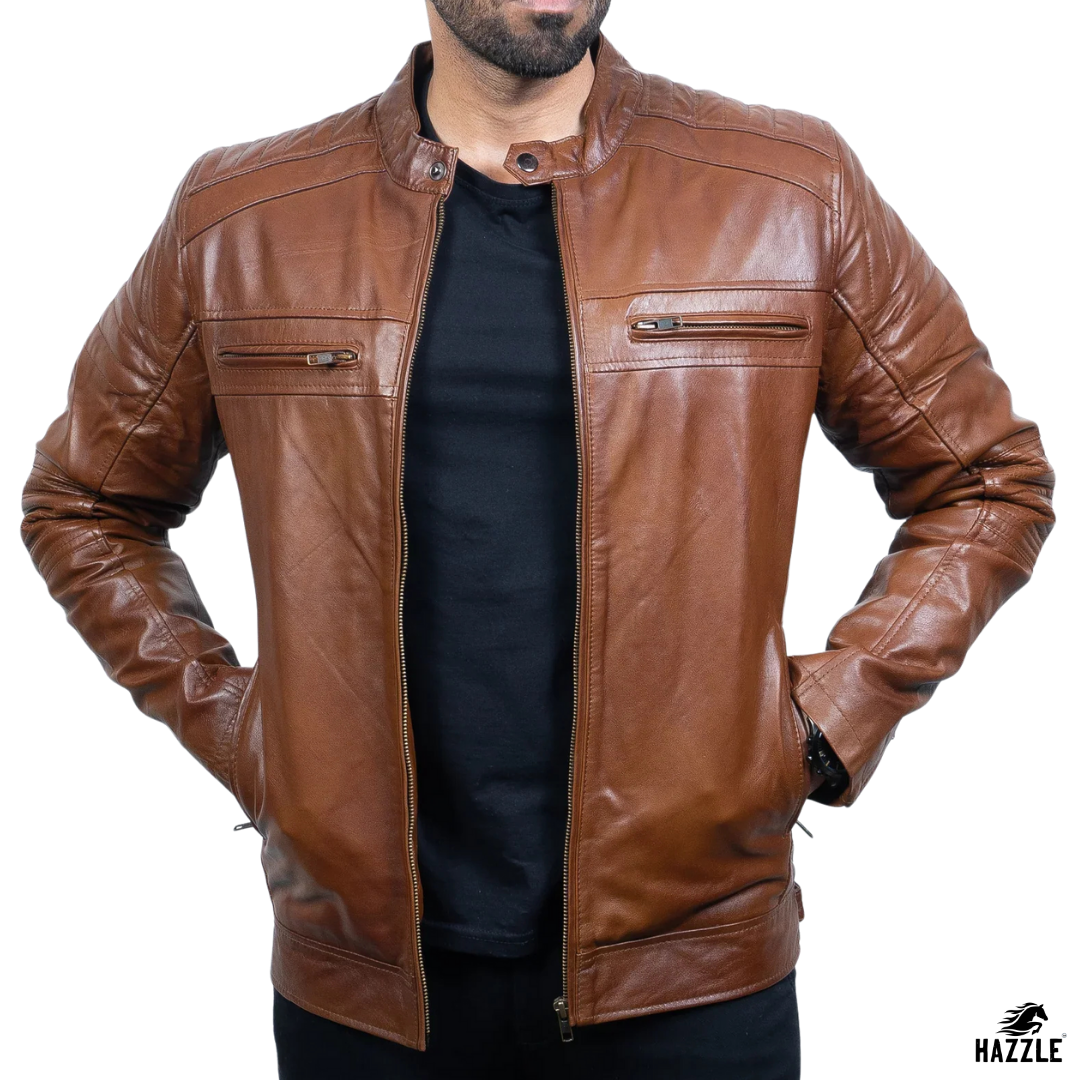 Vesture Leather Biker Jacket