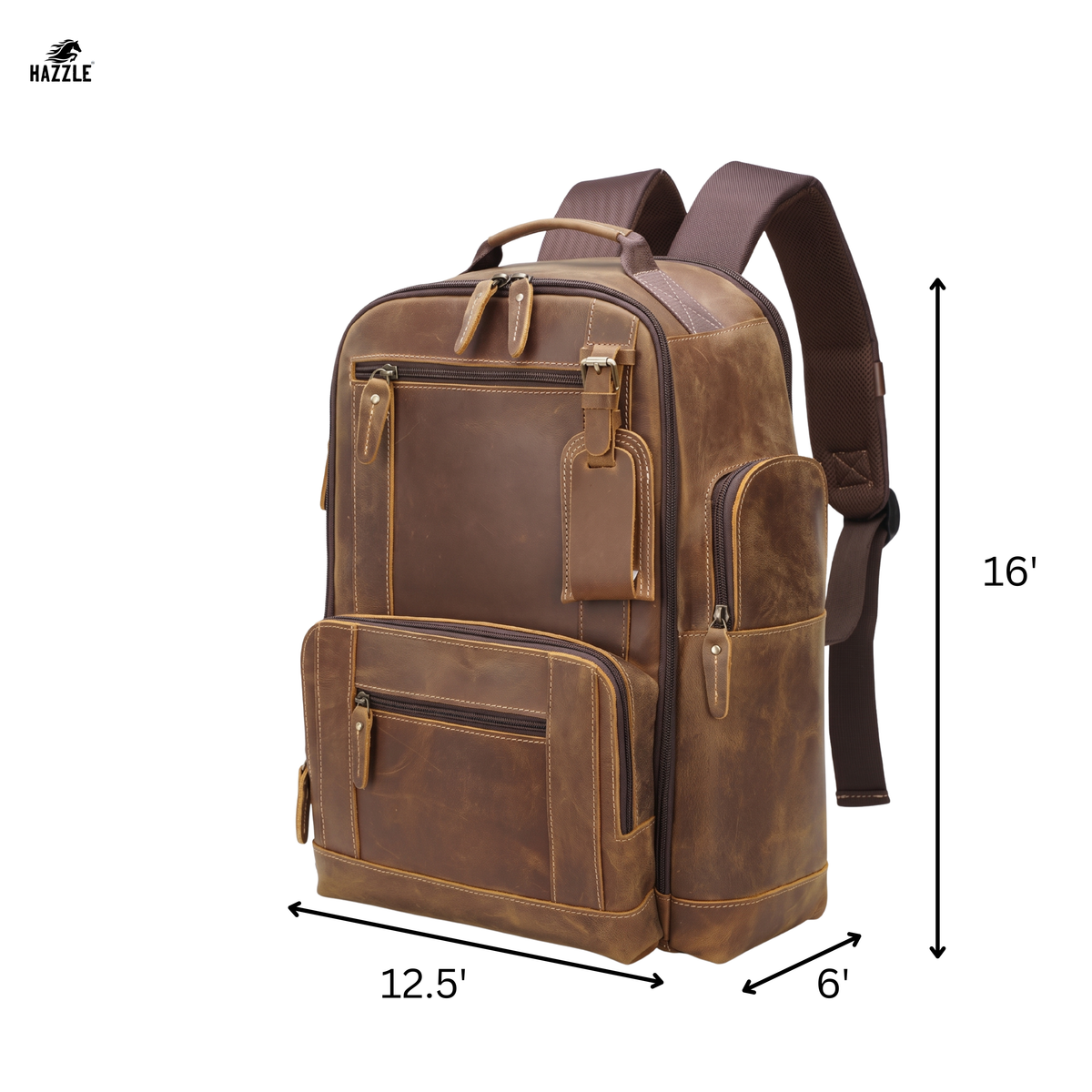Grizzly Leather Backpack