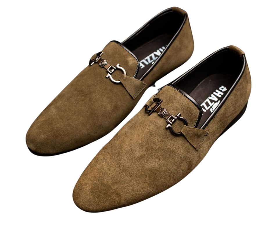 Suede - V - Olive