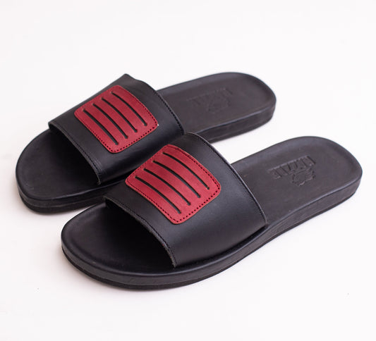 Red Window | Leather Sandal