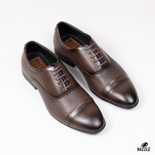 Textured Oxford - Brown