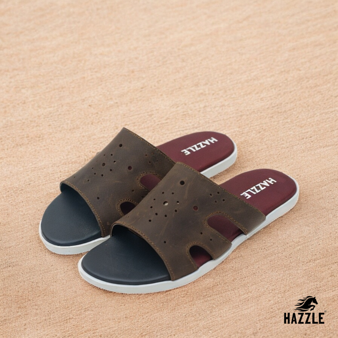 Olive Wale | Leather Sandal