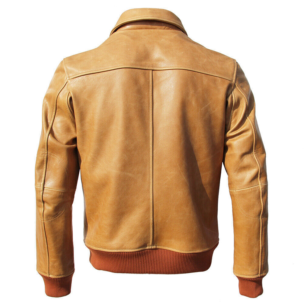 Classic Coat Leather Jacket - Oil Waxed Leather