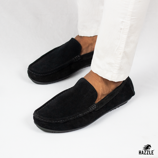 Suede Black Loafer-01