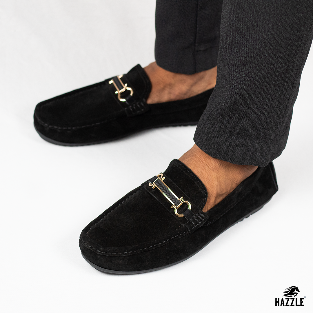 Suede Black Loafer - 02