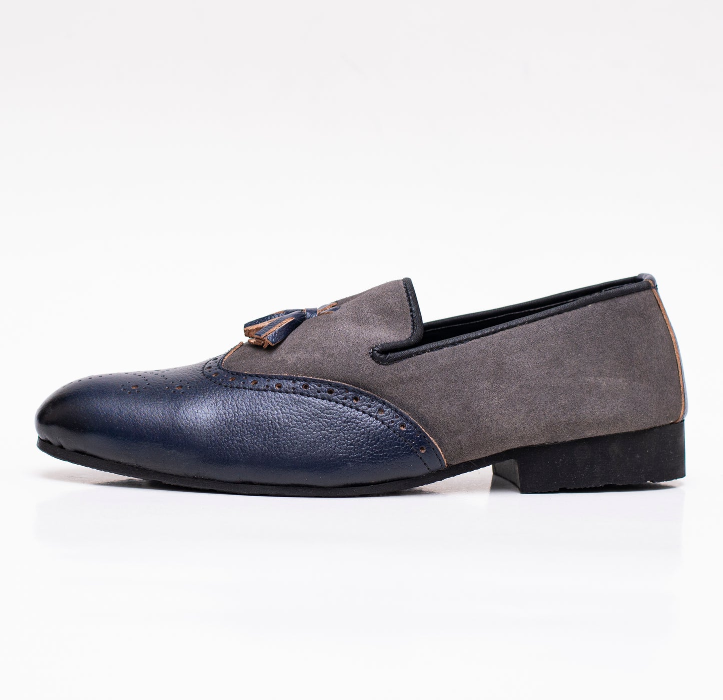 Half Suede Bokless Blue